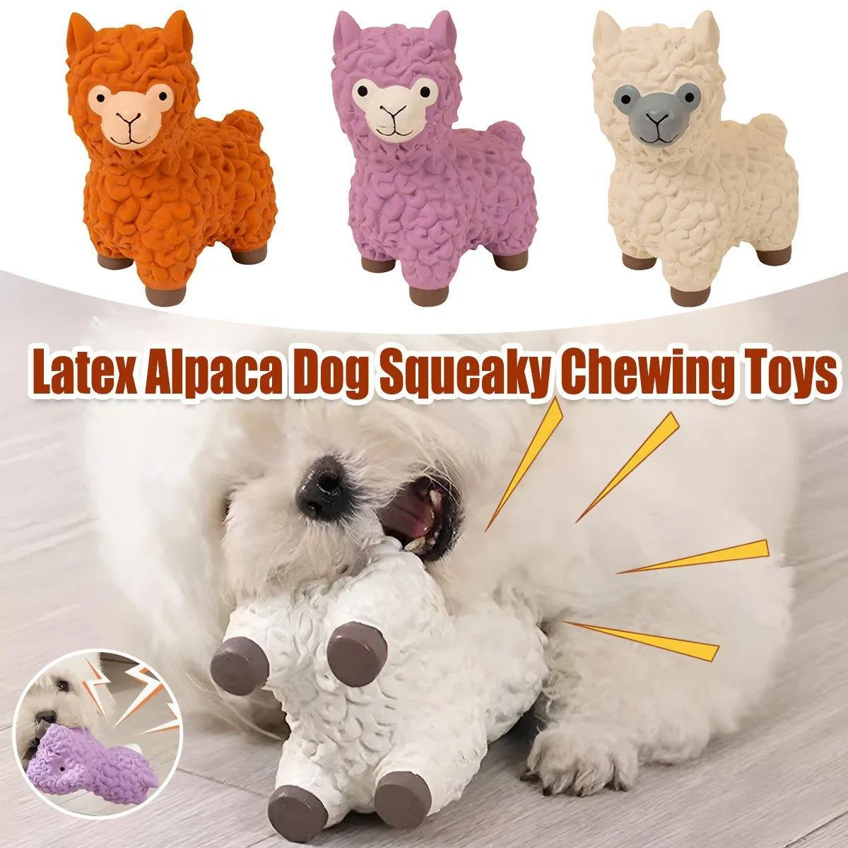 Durable Pet Toy for Dogs Alpaca Teething Chew Toy Puppy Teething