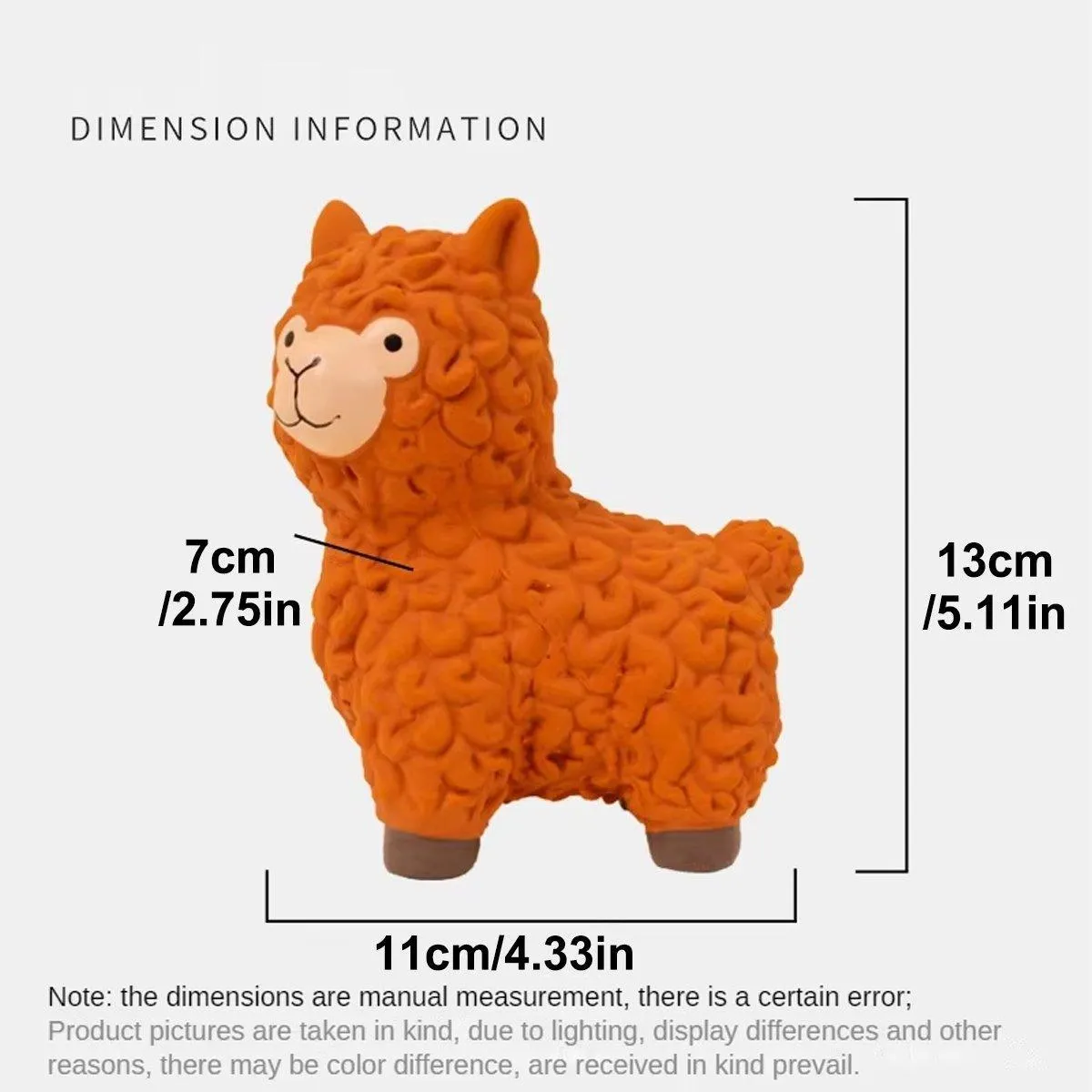 Durable Pet Toy for Dogs Alpaca Teething Chew Toy Puppy Teething