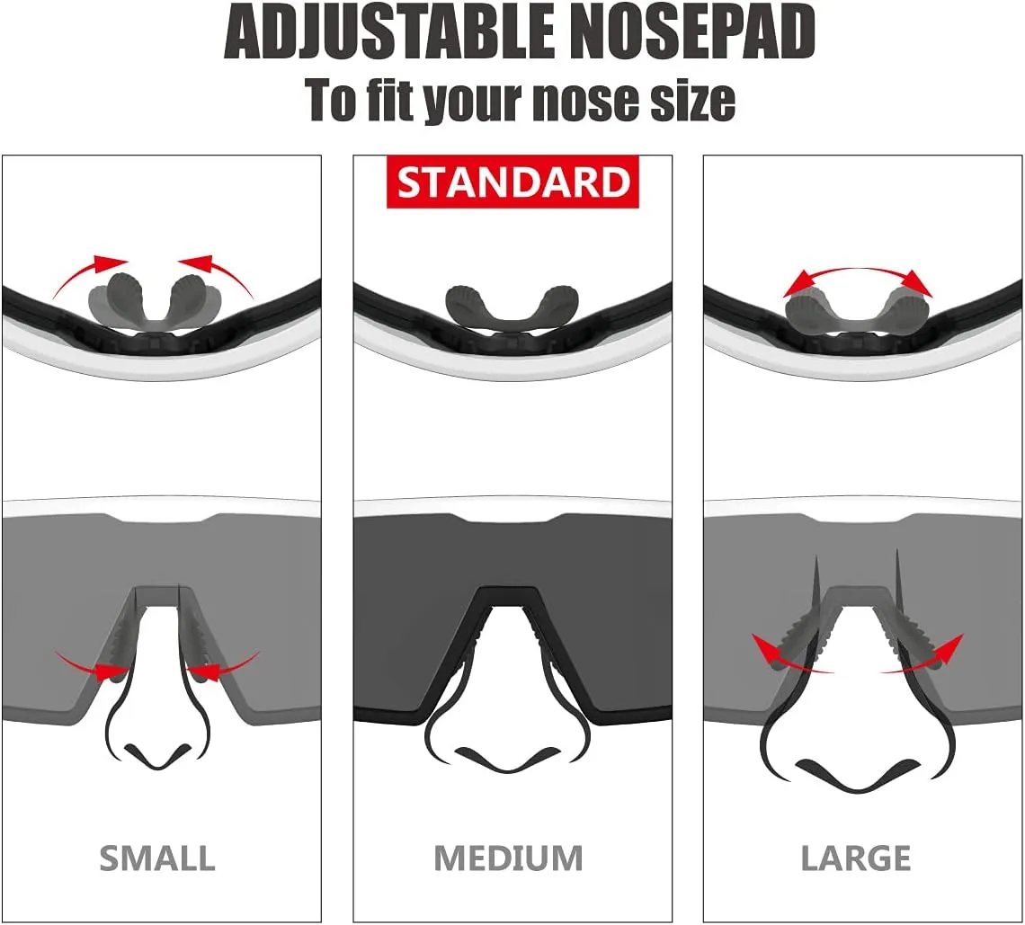Eazyrun Polarized Small Sports Sunglasses for Youth Women, Baseball Softball Cycling Running Pickleball Padel tennis