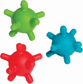 Edushape - Multicolor Teething Balls - Set of 3