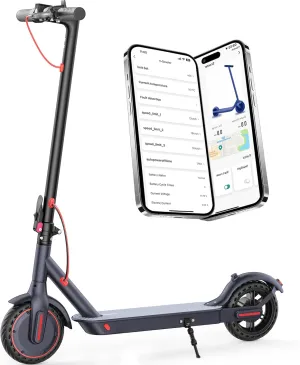 Electric Scooter - 8.5" Solid Tire, Powerful 350W Motor, Top Speed 19 MPH, Max 15 Miles Ranges, Load 265LBS, Aluminum Alloy Frame Foldable Commuting Escooter for Adults & Teens