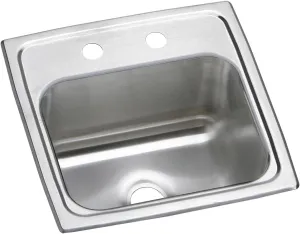 Elkay BPSR152 Sink, Two-Hole, Pacemaker Bright Satin