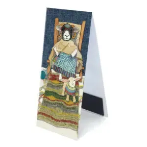 Emma Ball Magnetic Bookmark : Knitting Sheep