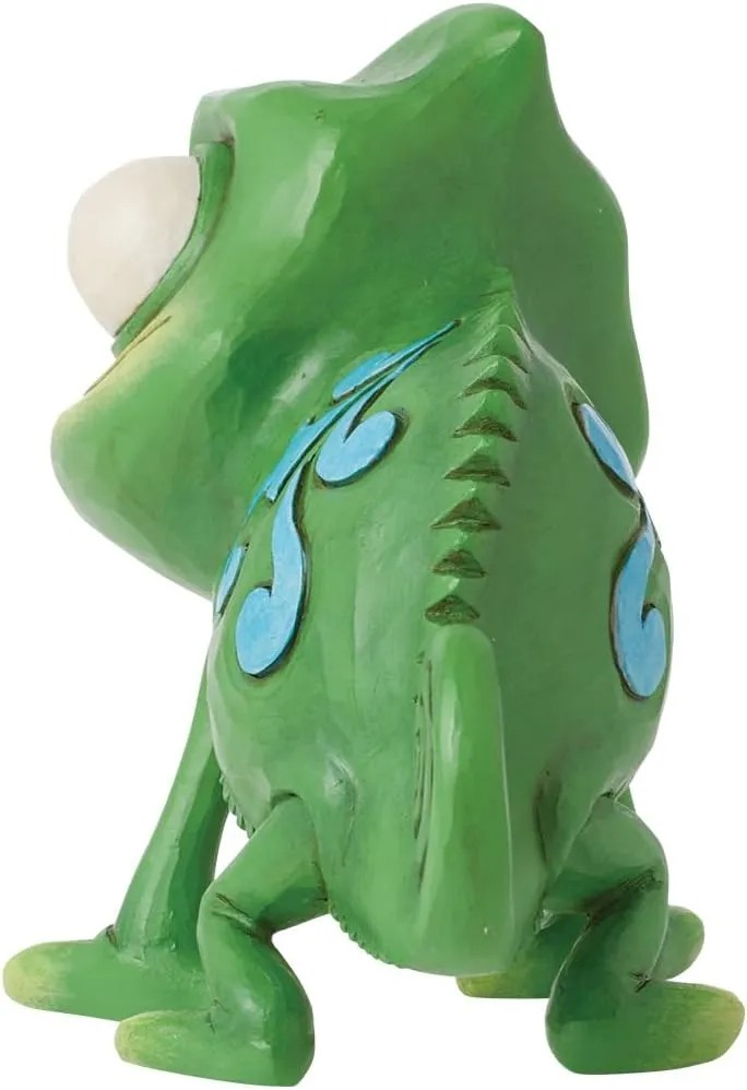 Enesco Disney Traditions Collection by Jim Shore Tangled Pascal The Chameleon Figurine- Stone Resin Hand Painted Crafted Collectible Rapunzel Disney Mini Figurines Home Decor Statue, 3.75 Inch
