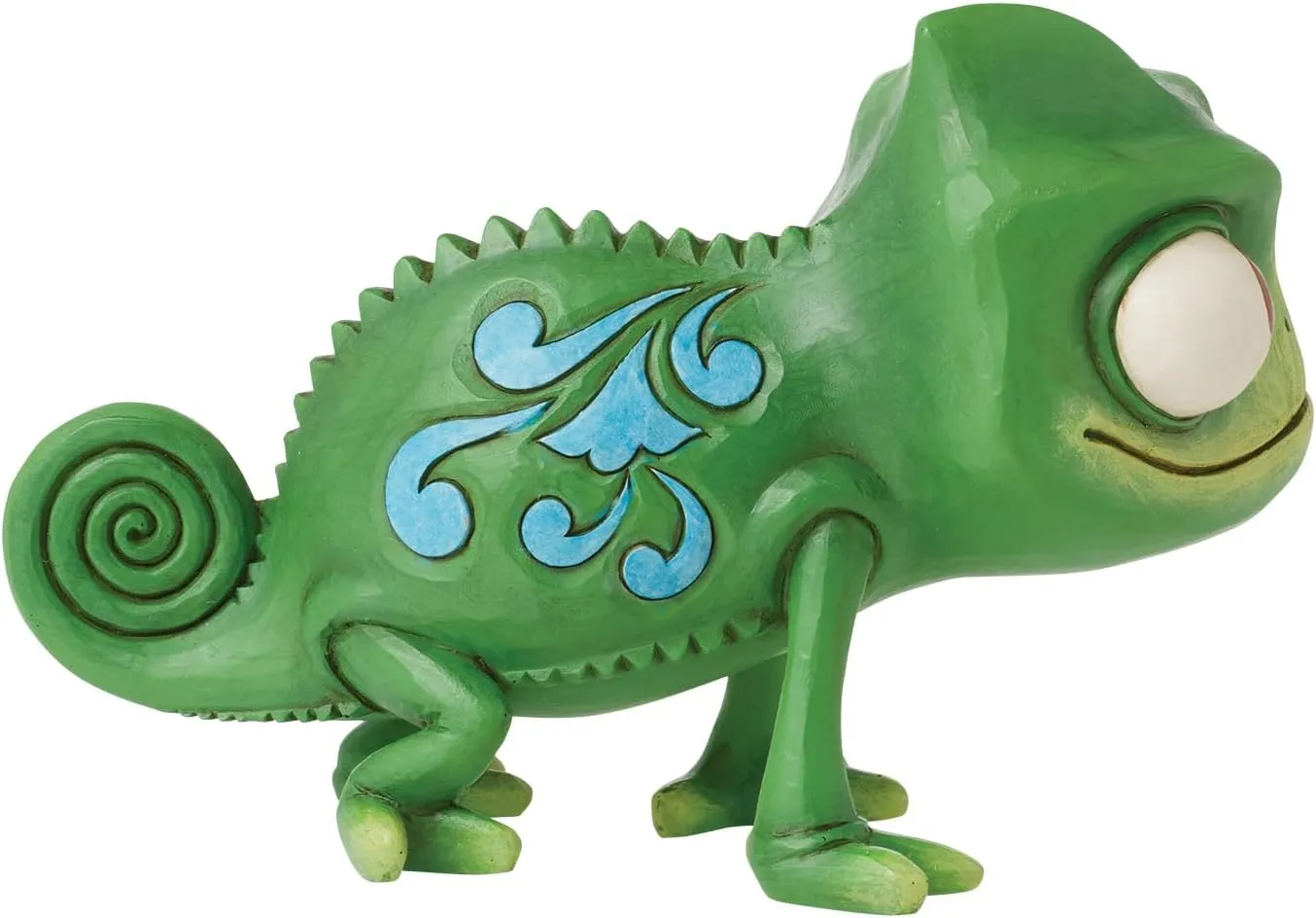 Enesco Disney Traditions Collection by Jim Shore Tangled Pascal The Chameleon Figurine- Stone Resin Hand Painted Crafted Collectible Rapunzel Disney Mini Figurines Home Decor Statue, 3.75 Inch