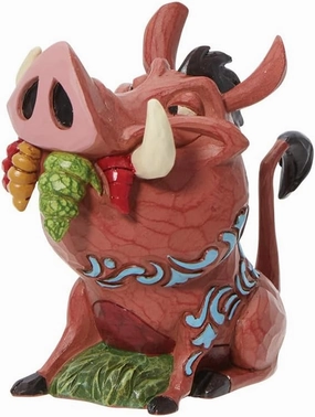 Enesco Jim Shore Disney Traditions Mini Pumbaa Figurine 2.87"