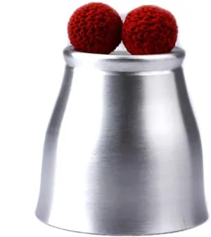Enjoyer Chop Cup Magic Tricks Cup and Balls Magic Gimmick Magic Ball Props Magnetic Ball Magic Mentalism Magician Accessories