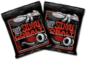 Ernie Ball 2715 Heavy Bottom Slinky Cobalt Electric Guitar Strings 10-52 2 Pack