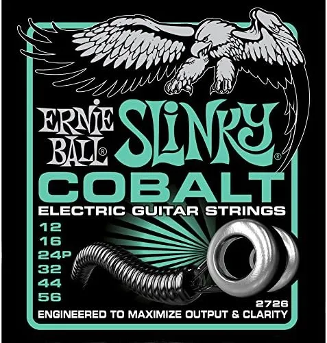 Ernie Ball 2726 Cobalt Not Even Slinky Electric Guitar Strings -3 PACK (12-56)