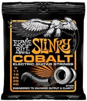 Ernie Ball P02722 Cobalt Hybrid Slinky Electric Guitar Strings, 9-46 (7 Pack)