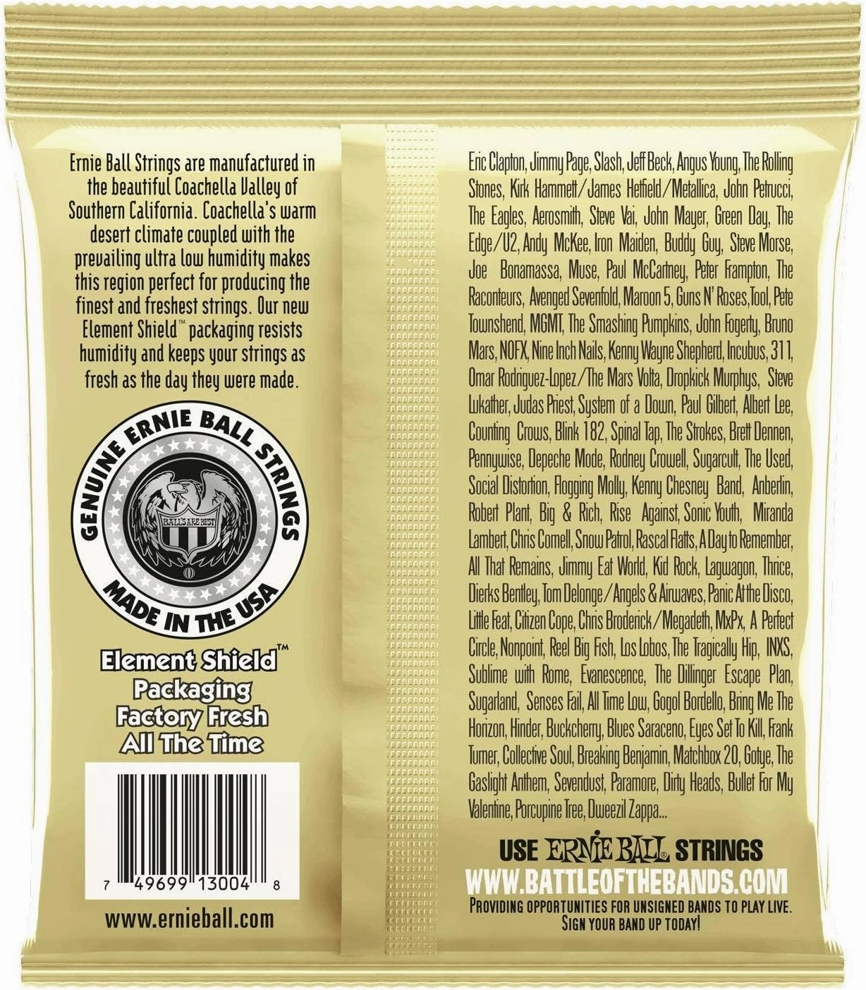 Ernie Ball Earthwood Light 80/20 Bronze Acoustic Guitar Strings 3-pack, 11-52 Gauge (P03004)