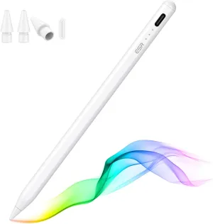 ESR Pencil (1st Generation) for iPad 2018-2025, Tilt Sensitivity, Palm Rejection, Compatible with iPad 11th(A16)/10th Generation,Air 11"/13", Pro 11"/12.9"/13",Mini 6/5, White