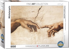 EuroGraphics Creation of Adam by Michaelangelo Puzzle (1000-Piece), 6000-2016