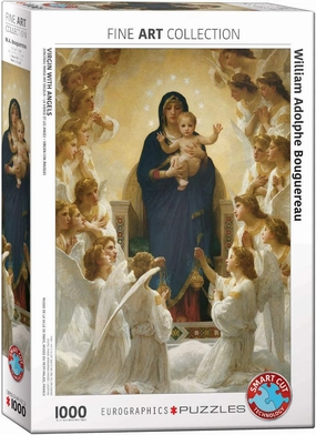 EuroGraphics Virgin with Angels by William Bouguereau 1000 Piece Puzzle, 6000-7064