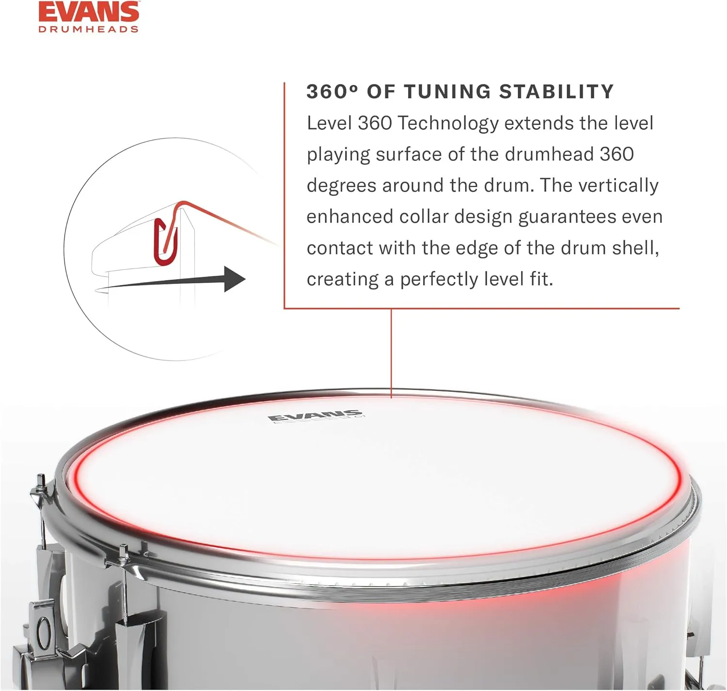 Evans Drum Heads - G1 Coated Tom Drumhead, 13 Inch