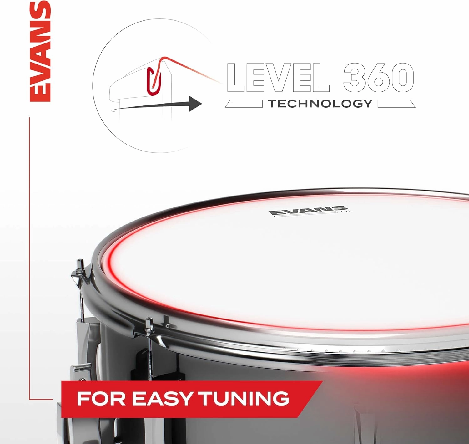 Evans Drum Heads - G2 Coated Tom Drumhead, 13 Inch
