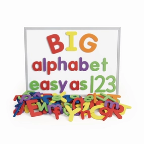 Excellerations Giant Foam Magnetic Letters & Numbers Upper and Lower Case Classroom Set (Pack of 115)