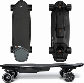 Exway Wave Belt 99Wh Electric Skateboards with Remote, Top Speed of 23 Mph, Quick-Swap Battery, 440 LBS Max Load, IP55 Waterproof, Mini Cruiser for Adults & Teens (W1R)