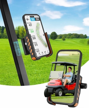 FASON Magnetic Golf Cart Accessories | Magnetic Golf Cart Phone Holder | Magnetic Cigar Holder for Golf Cart | Golf Accessories Gift Set for Men & Women