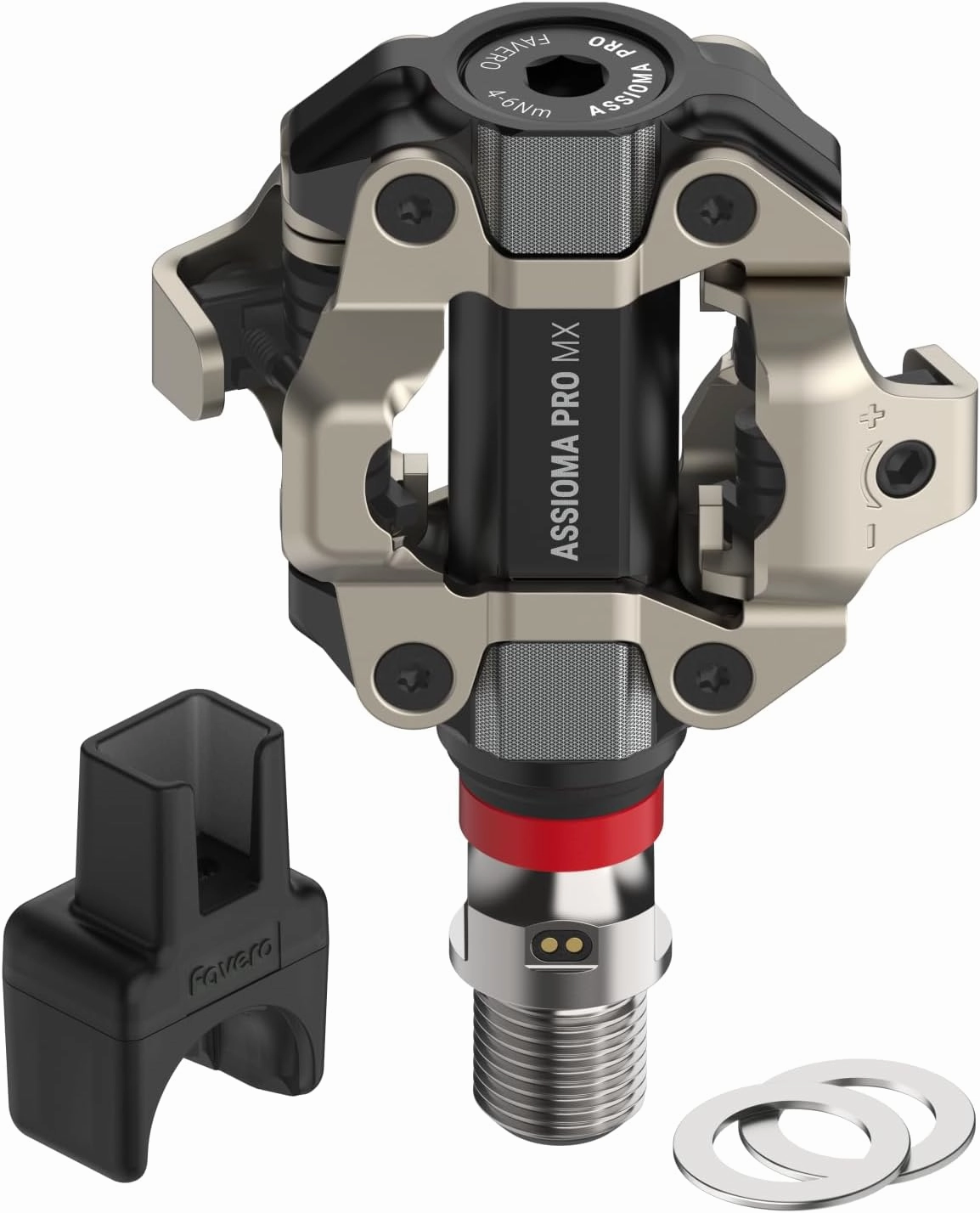 Favero ASSIOMA PRO MX Series Power Meter Pedals with Power Bank Bundle