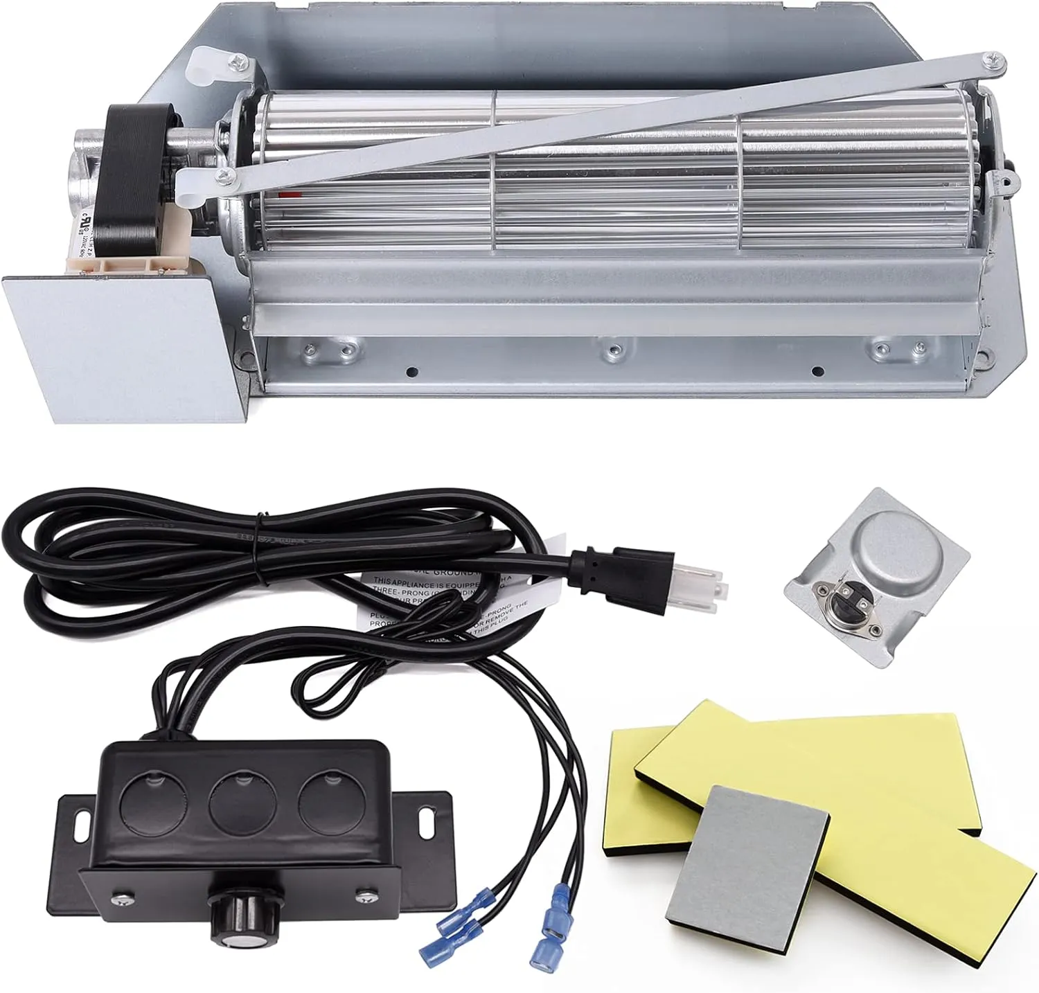 FBK-250 Fireplace Blower Fan Kit for Superior, Lennox Fireplaces, FBK250 FBK Blower Kit for Superior BC-36 DR-500CMN, Lennox MPD3530CNM IMDV3530CNM HB-RB250 HBRB250 80L84 80L86