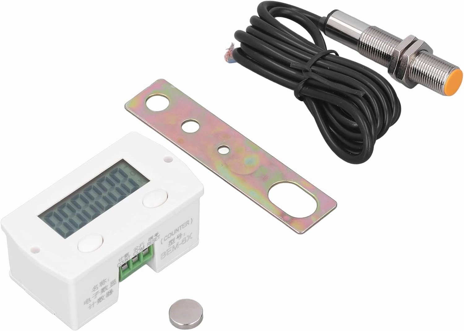 Fdit Mini Digital Meter Operated by The Battery, Electronic Counting Switches with High Reliability for Assembly Line Projects
