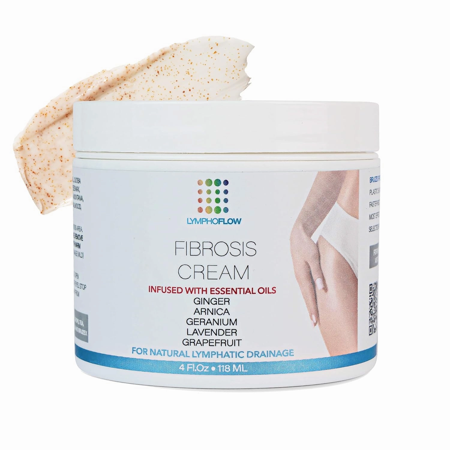 Fibrosis Care Cream After Liposuction and BBL I Use with Lymphatic Drainage Massage After 360 lipo, Brazilian Butt Lift, Tummy Tuck I Works with MLD Body Massager Tools, Faja, lipofoam I 4 Oz