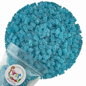 FirstChoiceCandy Fun Sour Gummy Bears (2.2 Pound (Pack of 1), Sour Blue Raspberry)