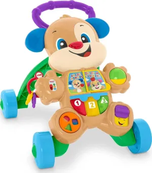 Fisher-Price Baby Toy Laugh & Learn Smart Stages Learn with Puppy Walker with Music Lights & Activities for Infants Ages 6  Months