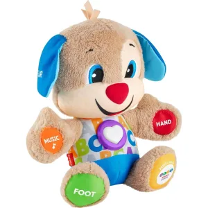 Fisher-Price Laugh & Learn Smart Stages Puppy, infant plush toy with music, lights and learning content for baby to toddler