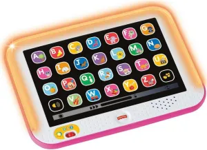 Fisher-Price Toddler Learning Toy Laugh & Learn Smart Stages Tablet with Lights & Music for Early Pretend Play, Pink, for Infants Ages 1  Years