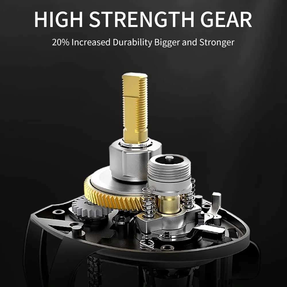 Fishing Baitcasting Reel, Baitcaster Fishing Reels with 18 1BB Stainless Steel Ball Bearings,Magnetic Braking System for Fishing Saltwater Freshwater, Available in 7.1: 1