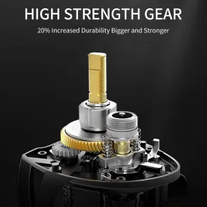 Fishing Baitcasting Reel, Baitcaster Fishing Reels with 18 1BB Stainless Steel Ball Bearings,Magnetic Braking System for Fishing Saltwater Freshwater, Available in 7.1: 1