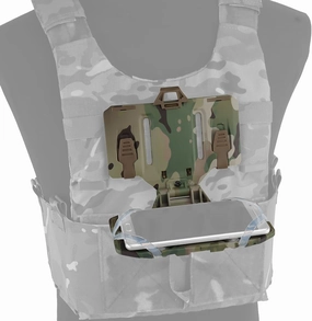 Folded Navigation Board Tactical MOLLE Holder Nav Flip Lite Cellphone Gear Holster Airsoft Vest Accessories