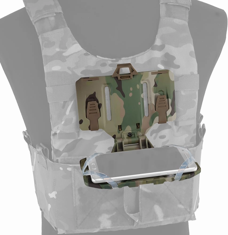 Folded Navigation Board Tactical MOLLE Holder Nav Flip Lite Cellphone Gear Holster Airsoft Vest Accessories
