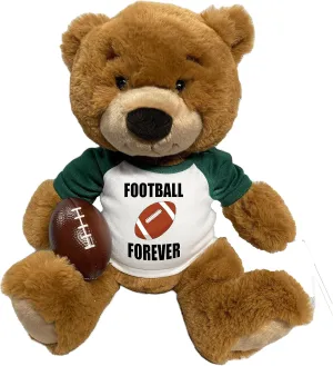 Football Teddy Bear- Personalized 14 inch Ginger Bear