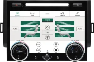 for 2013 2014 2015 2016 2017 Land Range Rover Sport L494 Car Climate Control Upgrade LCD Touch Screen AC Panel Control Air Conditioning Dashboard Seat heating Android Voice HVAC (L494 climate control)
