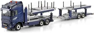 for WSI for Volvo for FH5 for Globetrotter 6X2 MIDLIFT AXLE CAR Transporter - 5 AXLE for ATG Autotransport 1:50 Truck Pre-Built Model