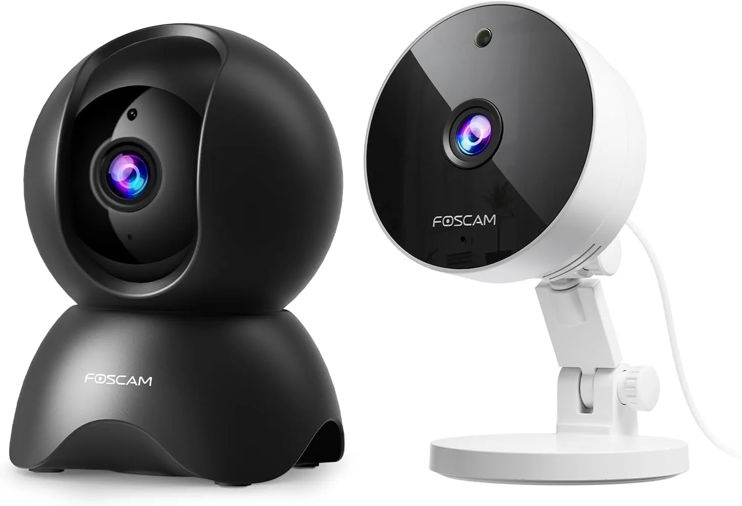 FOSCAM 3K 5MP WiFi Pet Cameras for Home Security, 3K 5MP Security Camera Indoor/Outdoor, Magnetic Mini Dog/Cat/Pet/Baby Camera