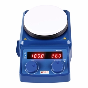 FOUR E'S SCIENTIFIC 5 Inch Magnetic Stirrer Hot Plate Max Temp 280℃/536°F | Max 5L Stirring Capacity | 100-1500RPM | 110V | Laboratory Hot Plate with Temp Probe Sensor & Stir Bar (Not Include Stand）