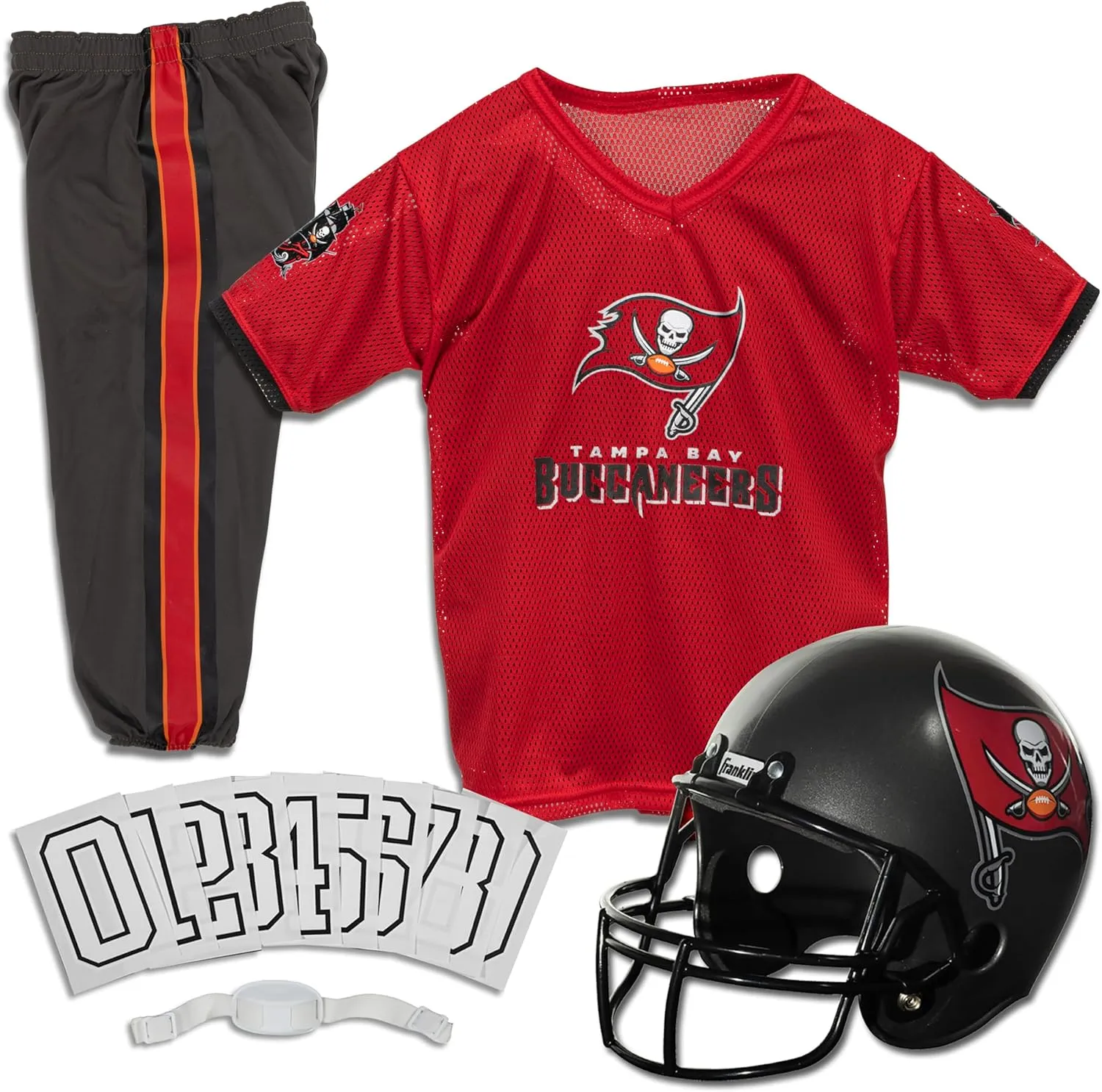 Franklin Sports NFL Youth Football Uniform Set for Boys & Girls - Includes Helmet, Jersey & Pants with Chinstrap   Numbers
