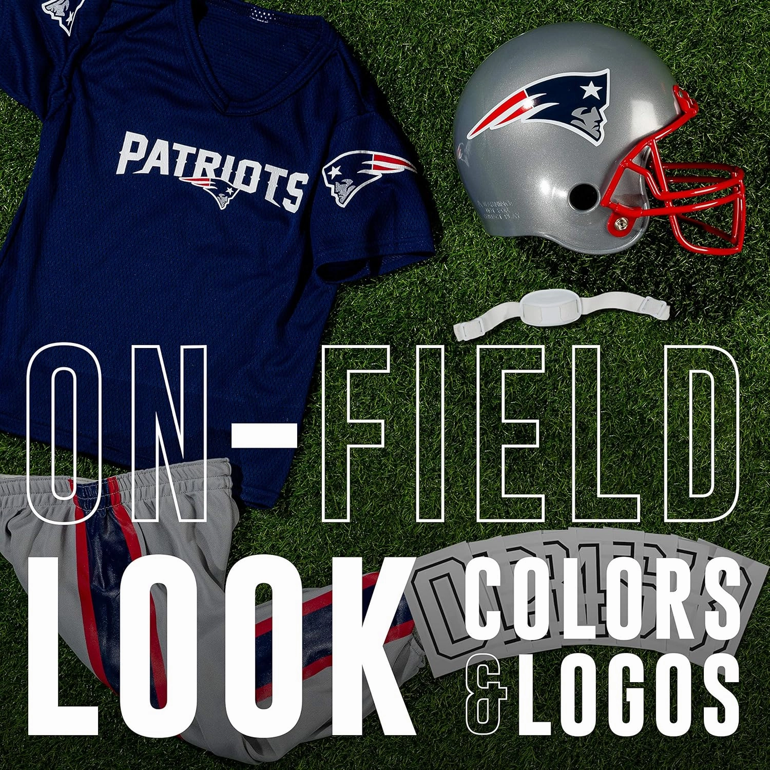 Franklin Sports NFL Youth Football Uniform Set for Boys & Girls - Includes Helmet, Jersey & Pants with Chinstrap   Numbers