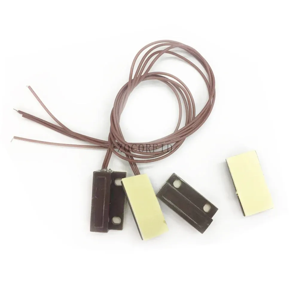 Free shipping MC-38 Wired Door Window Sensor detector Magnetic Switch normally Closed for  security Alarm System