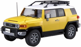 Fujimi Model NX10 1/24 Car Next Series No. 10 Toyota FJ Cruiser (Two-Tone Yellow), Color-Coded, Plastic Model