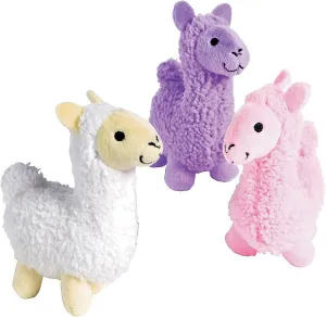 Fun Express Llama Plush Stuffed Animal Toys (bulk set of 12) Llama Party Favor