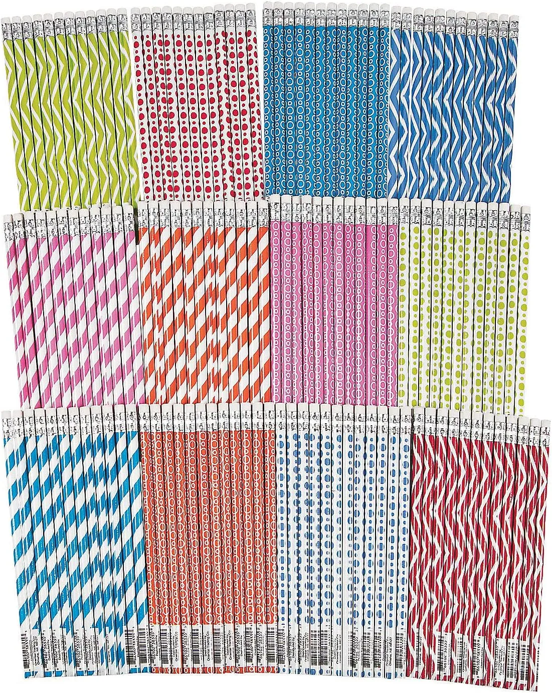 Fun Print Bulk Pencils (set of 144) School Supplies