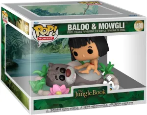 Funko POP! Moment: The Jungle Book – Baloo Bear & Mowgli​ - Collectable Vinyl Figure - Gift Idea - Official Merchandise - for Kids & Adults - Movies Fans - Model Figure for Collectors and Display