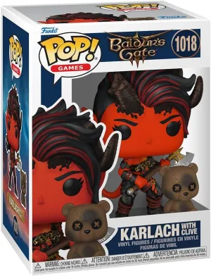 Funko Pop&Buddy: Baldur's Gate - Karlach with Clive - Baldur's Gate 3 - Collectable Vinyl Figure - Gift Idea - Official Merchandise - Toys for Kids & Adults - Video Games Fans