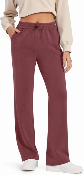 G4Free Smoofit Wide Leg Sweatpants Yoga Pants with Pockets Drawcord Casual Lounge Pants Modal Soft Petite/Regular/Tall