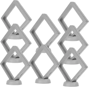 Gadpiparty 1set Transparent Film Jewelry Display Holder Storage Box with Bases Moisture Design for Securely Storing and Items Easy Access and Maintenance